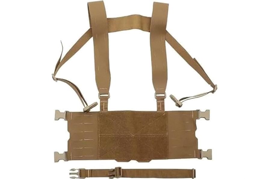 ATAIRSOFT Tactical Airsoft Paintball Vest Outdoor Adjustable Chest Rig with Pouches product image