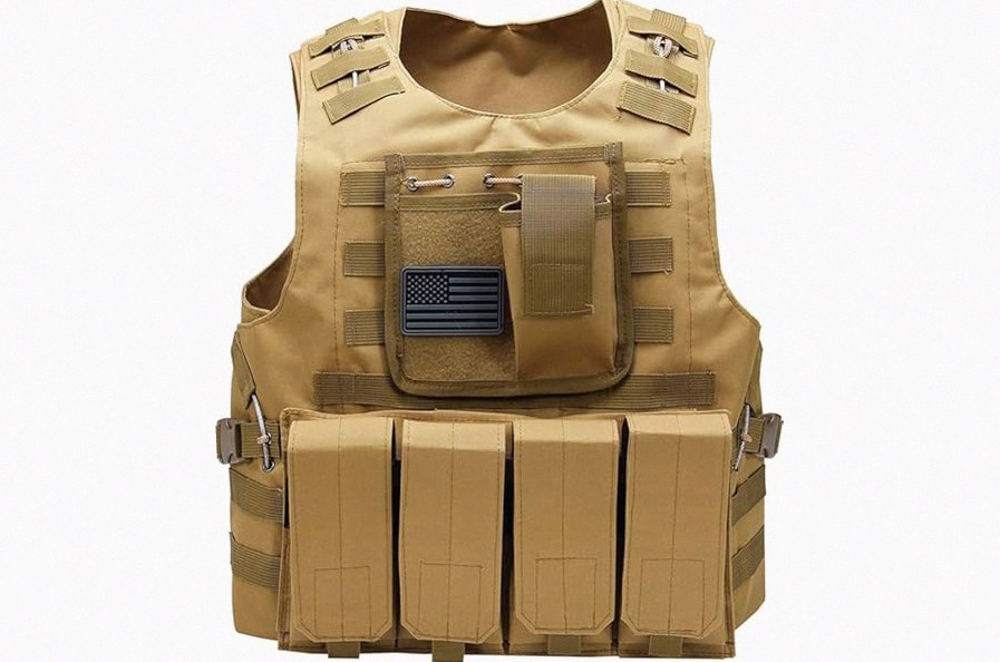 Lancer Tactical D3CRH Chest Rig w/Quad & 9mm Magazine Pouches (OD Green) – Compatible with Tactical Backpack (Not Included) product image