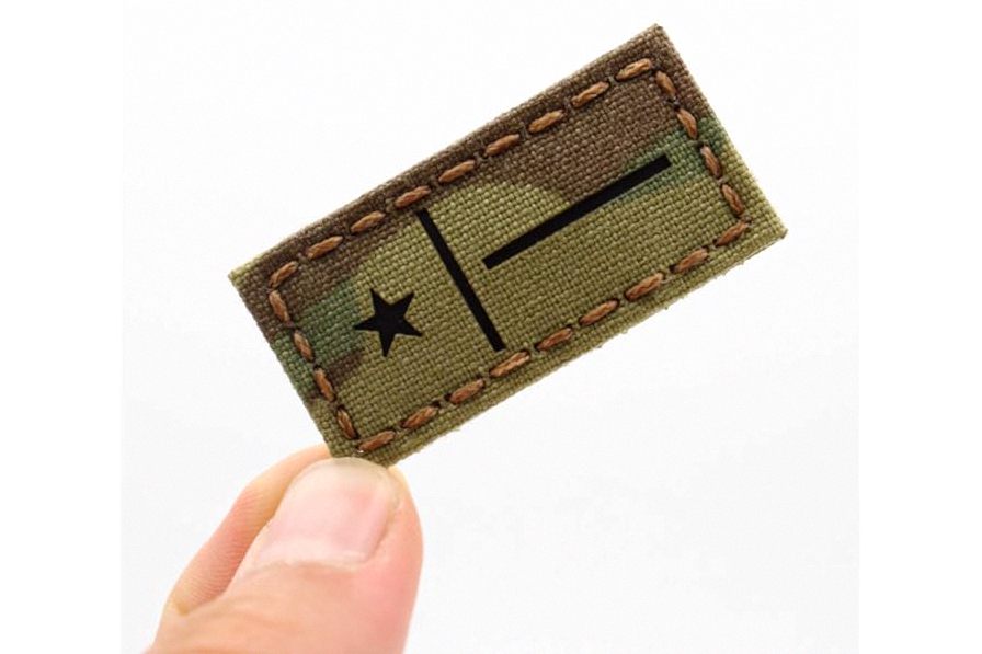 Texas Infrared IR 2x2 Lone Star Tactical Morale Hook Patch (Multicam) product image