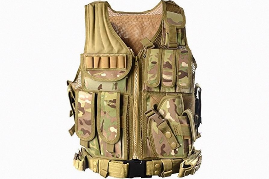 Let Me Be FoldPanel Chest Vest Set, Chest Rig Phone Mount for Plate Carrier Accessory Navigation Board, Outdoor Hiking Fishing Cycling Tactical Vest Wearable Phone Carrier for 4.7"-6.7" Screen product image